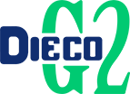 Dieco – Graphics 2 Press – The industry's best in Flat and Rotary Cutting Dies for the corrugated industry. Logo
